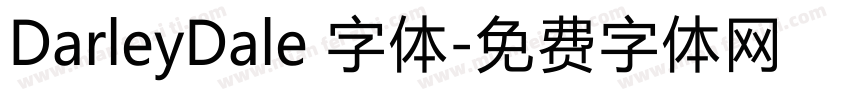 DarleyDale 字体字体转换